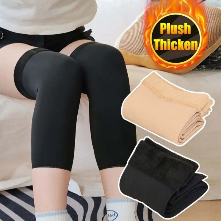 Soft Stretchable Knee Warmers – Ultra Warm Fleece | Premium Fleece Knee Warmers | Winter Pain Relief